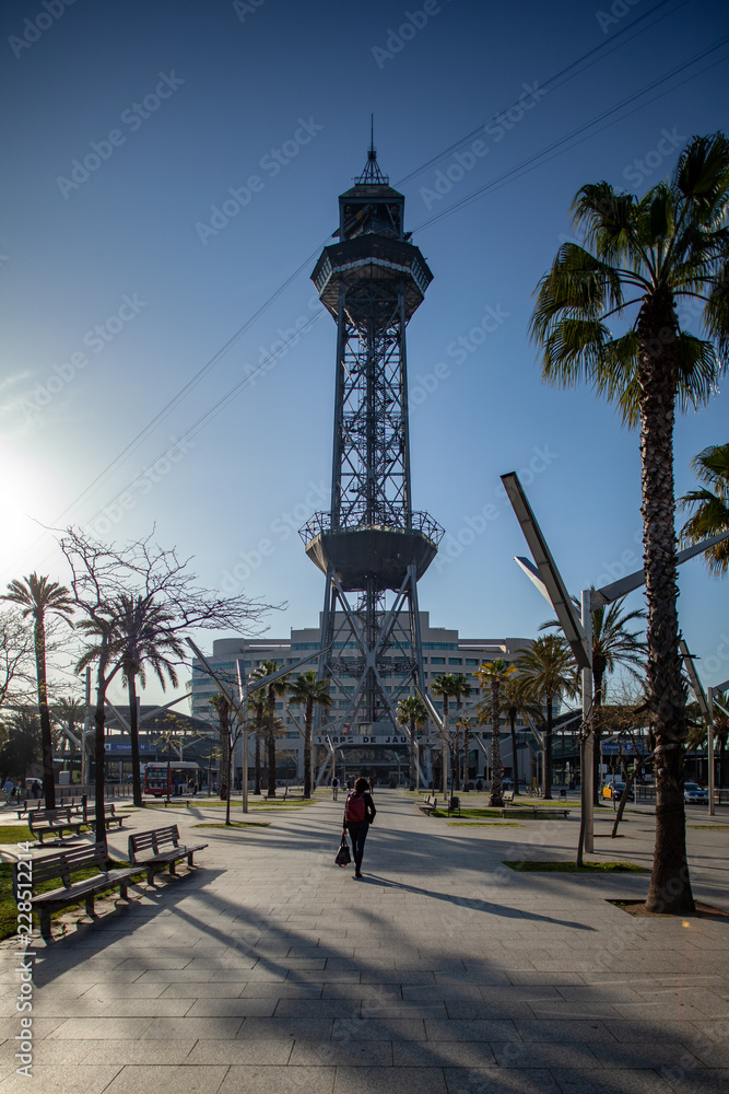 tower in barcelona