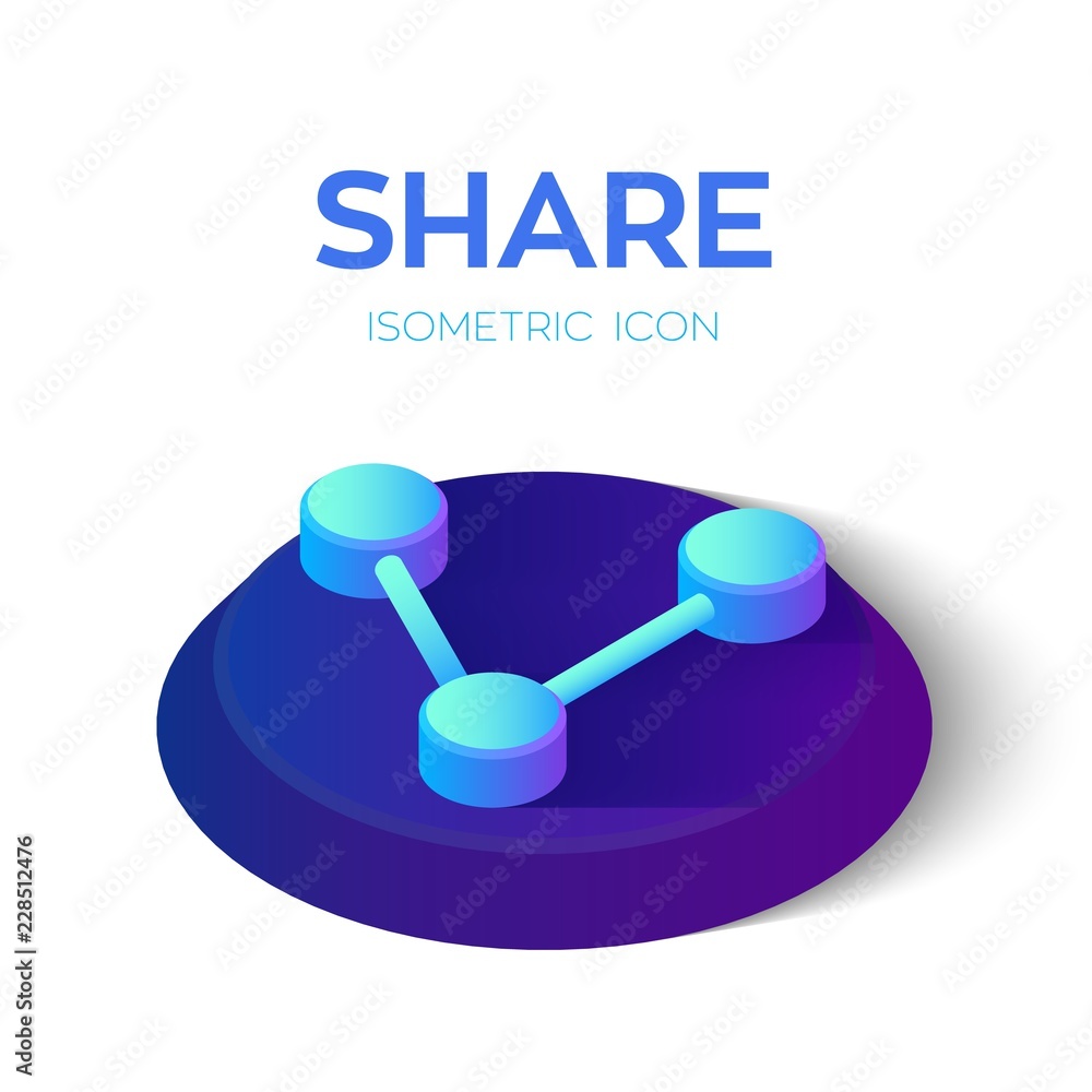 Share Isometric Icon. 3D Isometric Share sign. Created For Mobile, Web, Decor, Print Products, Application. Perfect for web design, banner and presentation. Vector Illustration. Share Isometric Icon. 3D Isometric Share sign. Created For Mobile, Web, Decor, Print Products, Application. Perfect for web design, banner and presentation. Vector Illustration.