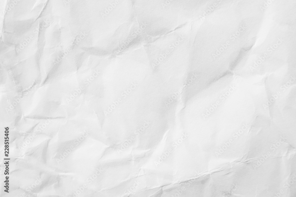 white paper is crumpled white paper is crumpled
