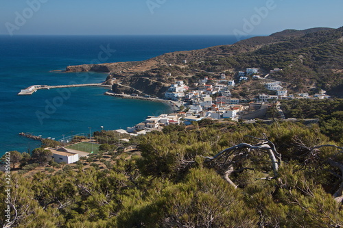 View of Diafani on Karpathos in Greece