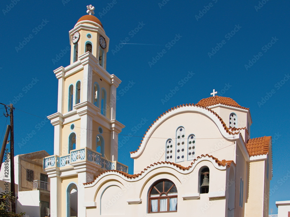Church in Diafani on Karpathos in Greece