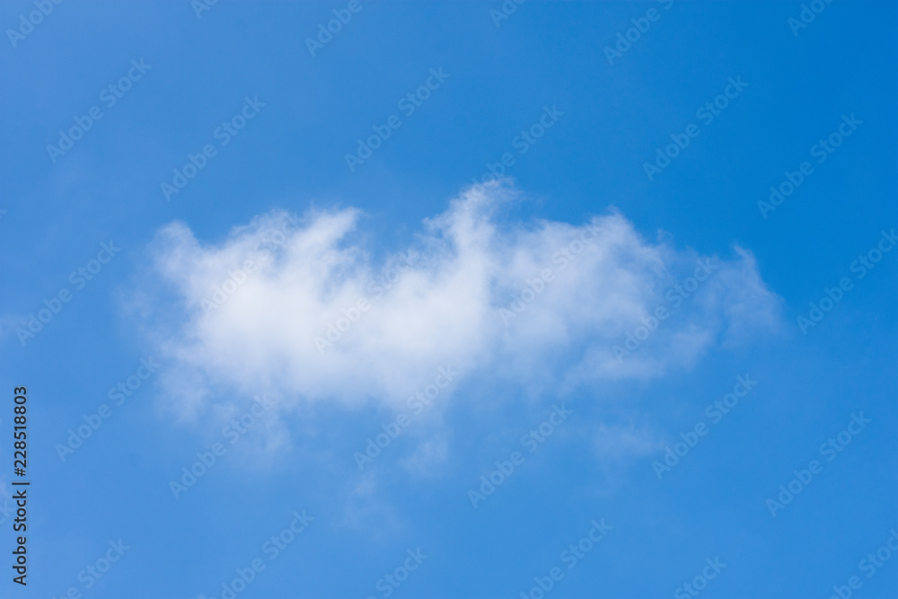 blue sky with white clouds