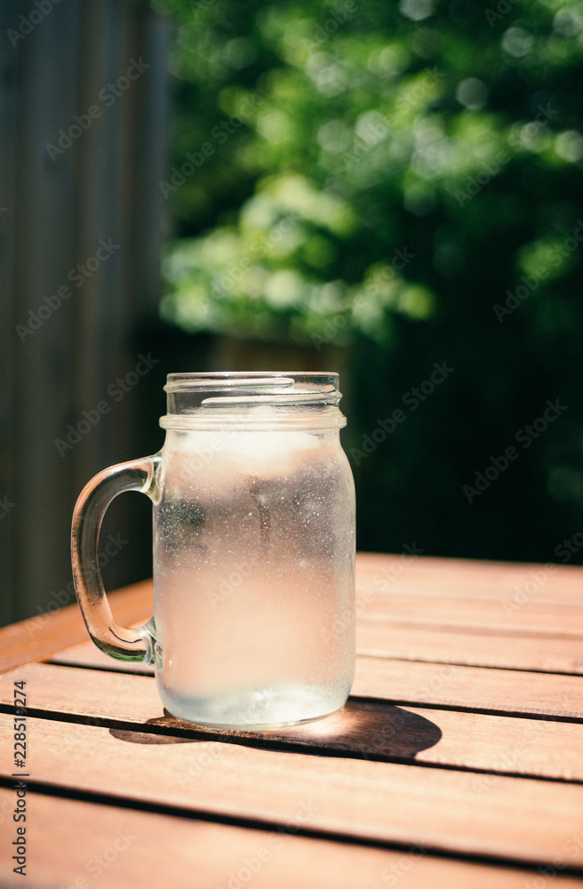 Cold drink on a hot day Cold drink on a hot day