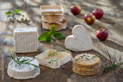 Fotografie Tasting Norman cheese