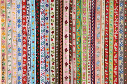 Patterned Fabric Strips / 模様入りの布テープ・パターン素材