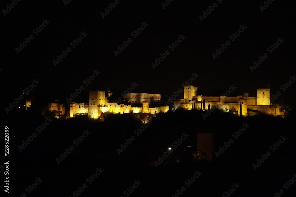 Alhambra de noche Alhambra de noche