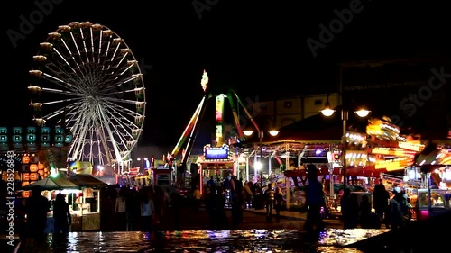 Night fair attractions