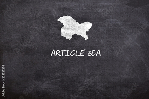 Article 35A is the part of the Indian Constitution related to Jammu and Kashmir. photo
