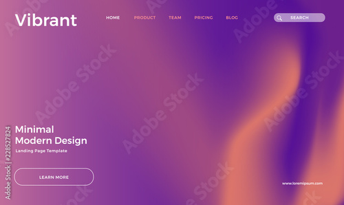 Vibrant gradient background
