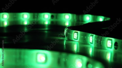 green led lights