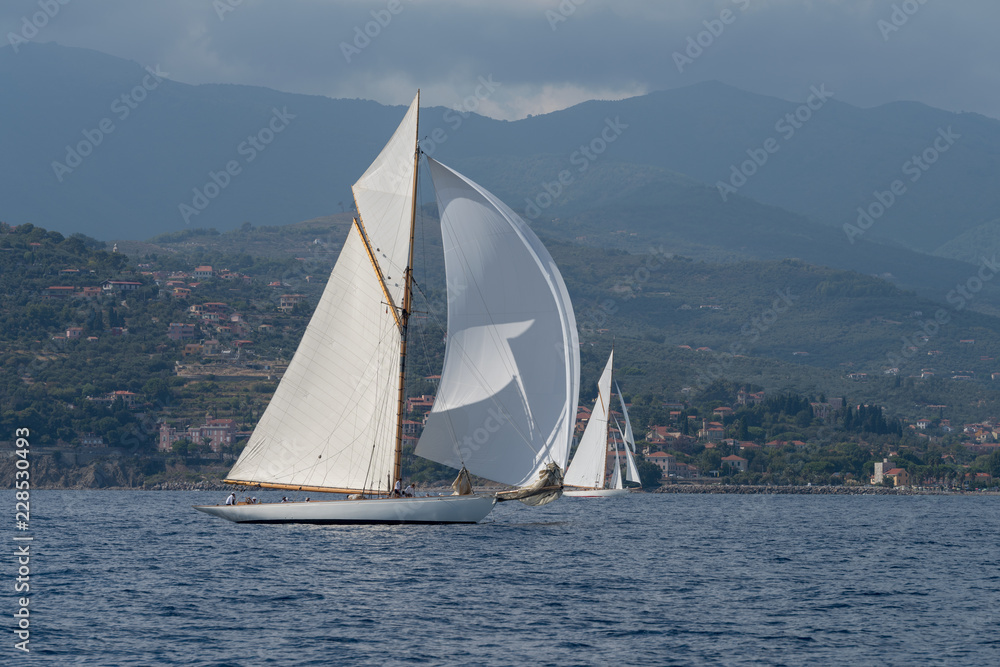 Obraz premium Sailboat on sea