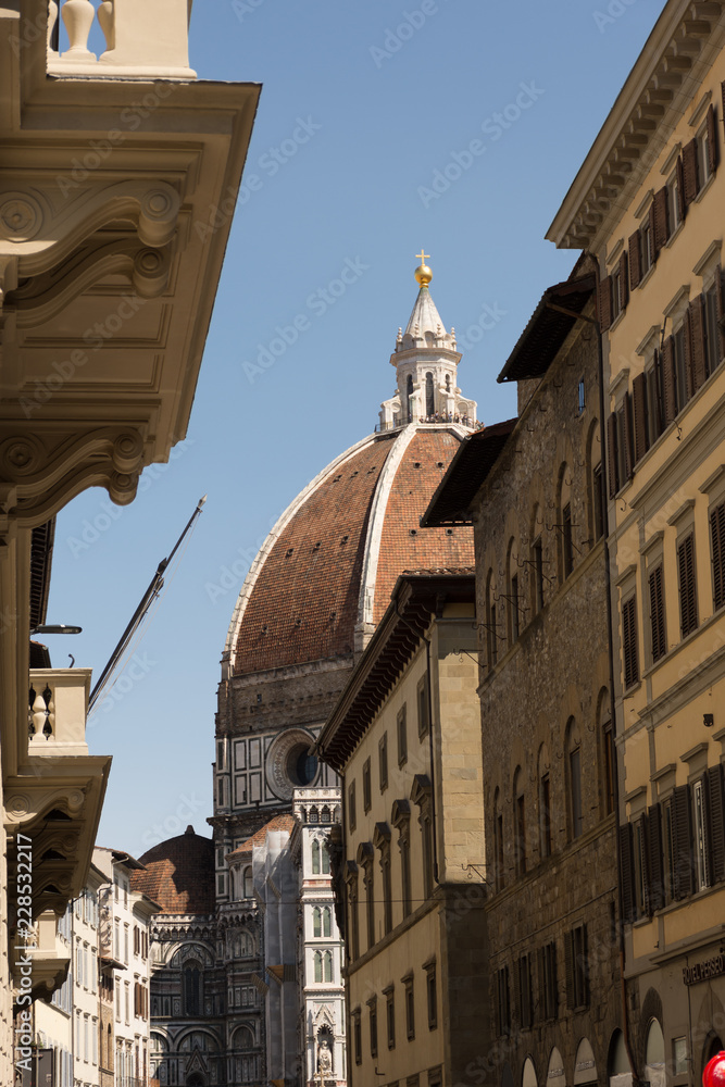Naklejka premium view of florence italy