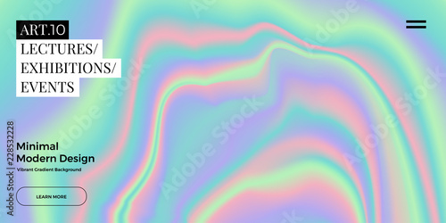 vibrant gradient holographic background