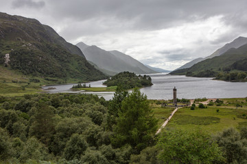 Keuken achterwand Glenfinnanviaduct Glenfinnan monument in de Hooglanden  © Paul burzynski