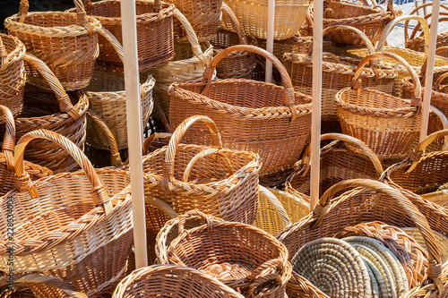 Wooden baskets
