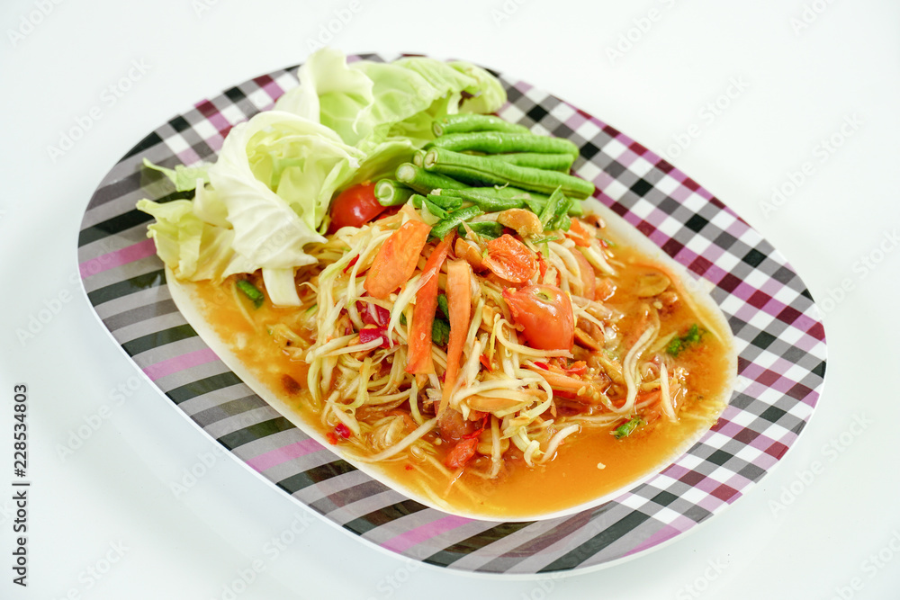 papaya salad,3 papaya salad,3