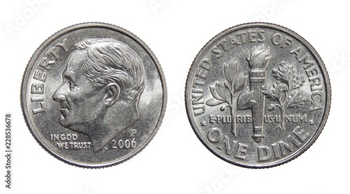 American coin 10 cents (ONE DIME USA)