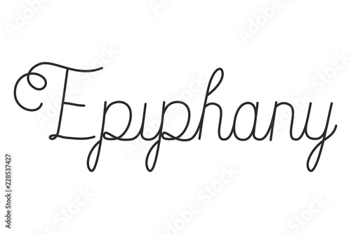 epiphany celebration calligraphy message