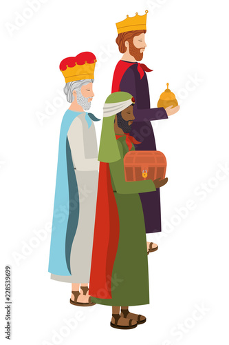 wise kings manger characters