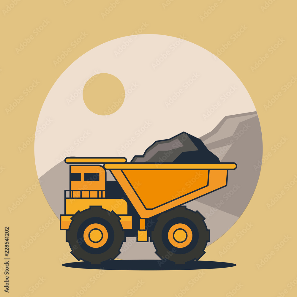 Dump truck vehicle