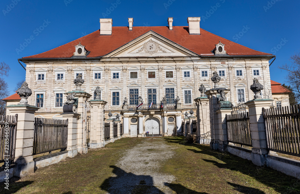 Beautiful baroque castle in Dornava, Slovenia