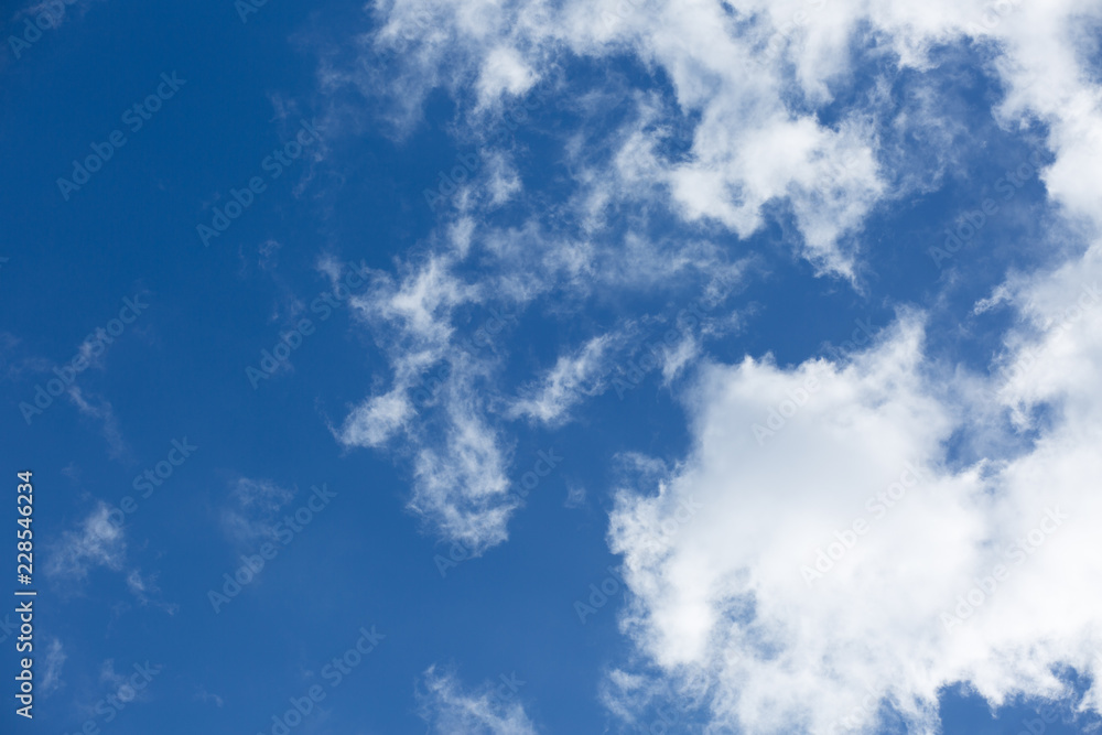 Blue sky from above heave clouds background. Blue sky from above heave clouds background.