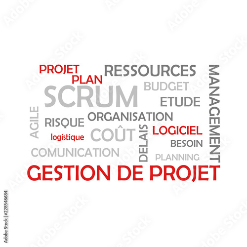 Nuage de mots gestion de projet