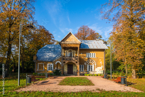 Historic manor house "Poniatowka" in Piaseczno, Masovia, Poland