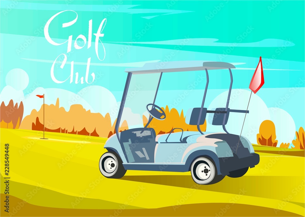 Golf club car sport design