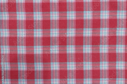 Textile fabric square t-shirt textile texture red and white patterns 3d modeling