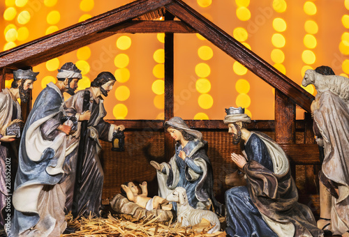 Christmas nativity scene