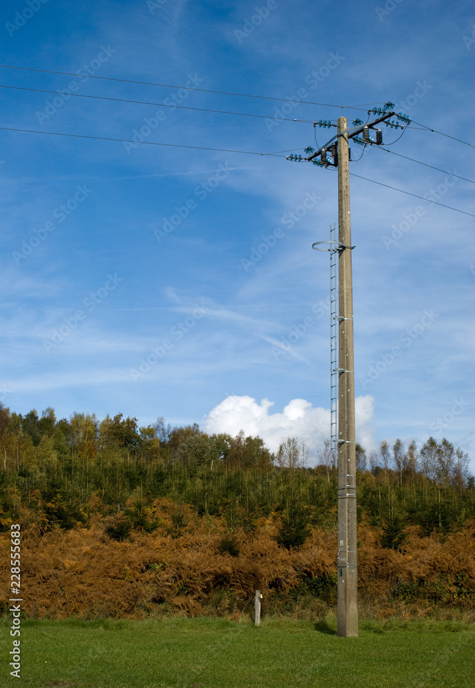 Obraz premium Electric lines
