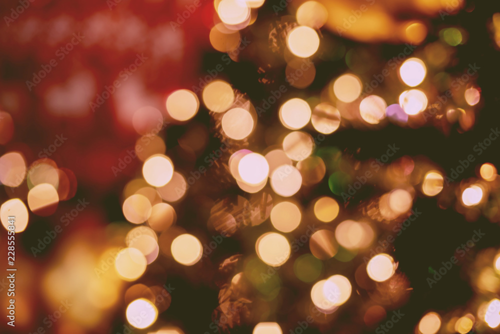 Christmas light bokeh background. Christmas light bokeh background.