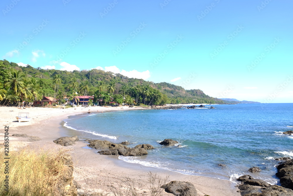 Costa Rica Montezuma Bucht Strand