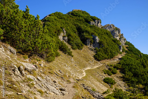Obraz na płótnie Wanderweg zur Kramerspitz