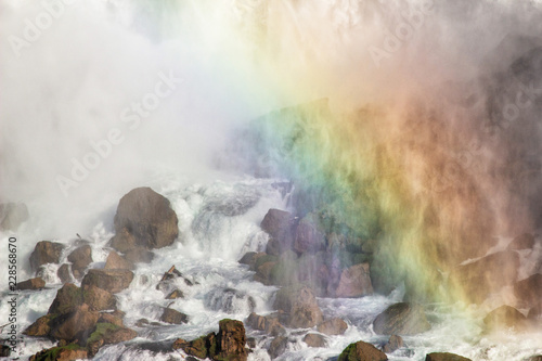Base of American Falls withRainbow