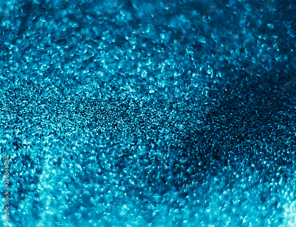 Obraz premium Abstract bokeh glitter background. Defocused background. Blurred bright light on black