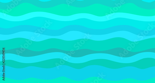 Nautical geometric wallpaper of the surface. Cute sea background. Bright colors. Pattern with lines and waves. Multicolored texture. Decorative style. Dinamic texture. Doodle for design and business