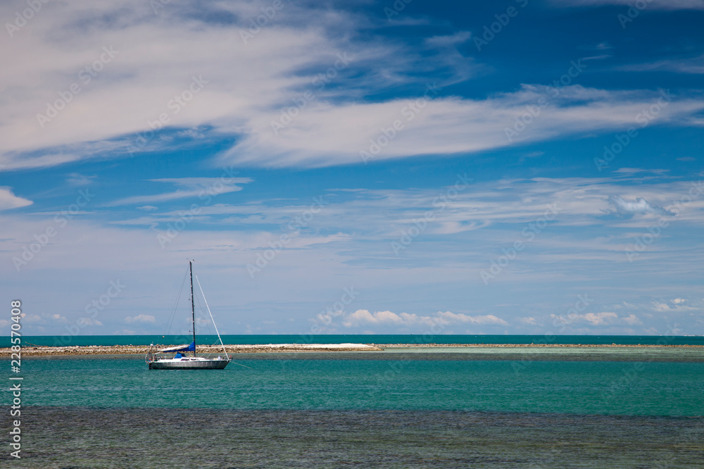 Fototapeta premium Segelboot im Golf von Siam