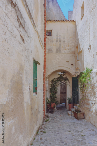 Fototapeta Naklejka Na Ścianę i Meble -  Streets of the sassi of Matera, Italy