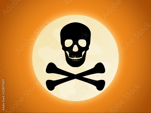 Halloween Schädel Hintergrund