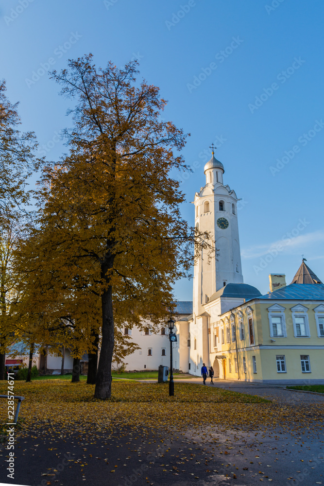 Obraz premium Veliky Novgorod.Russia.Chapel in the Novgorod Kremlin. 