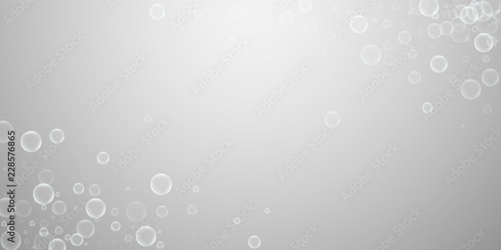 Random soap bubbles abstract background. Blowing b Random soap bubbles abstract background. Blowing b