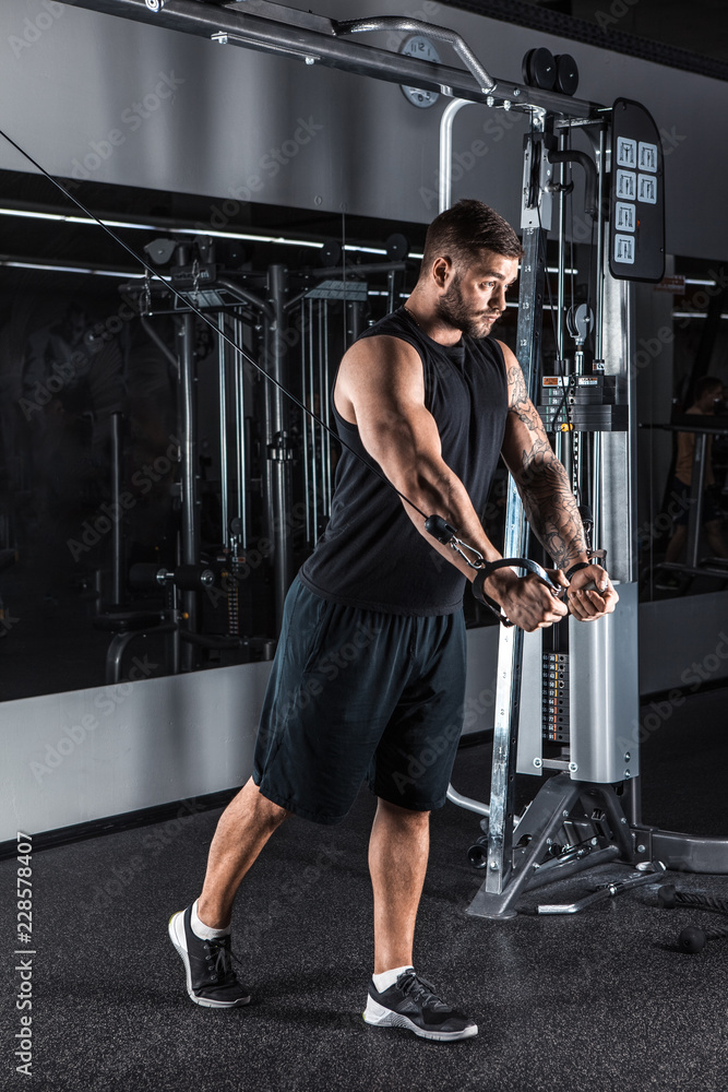 Man in gym