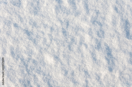 texture of a snowy background close-up