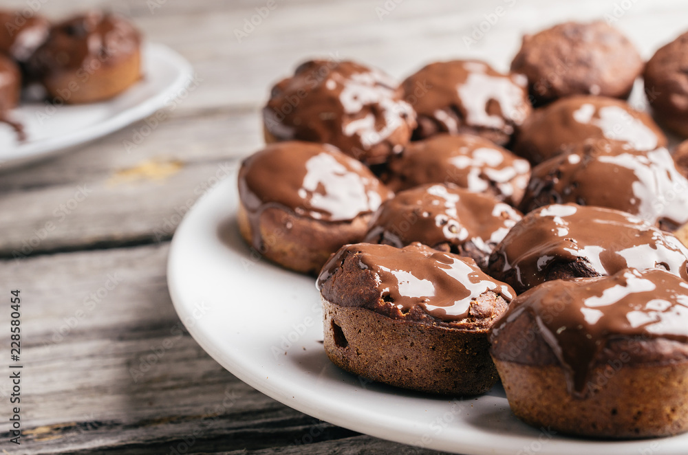 Chocolate homemade muffins