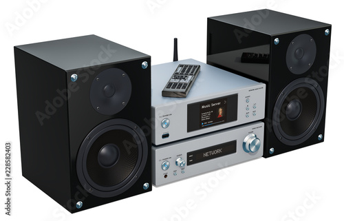 Foto Home Stereo System, 3D rendering