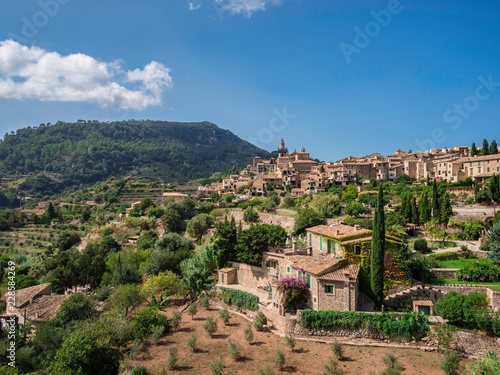 Obraz na płótnie Beautiful view of Valldemossa in Mallorca Spain w salonie