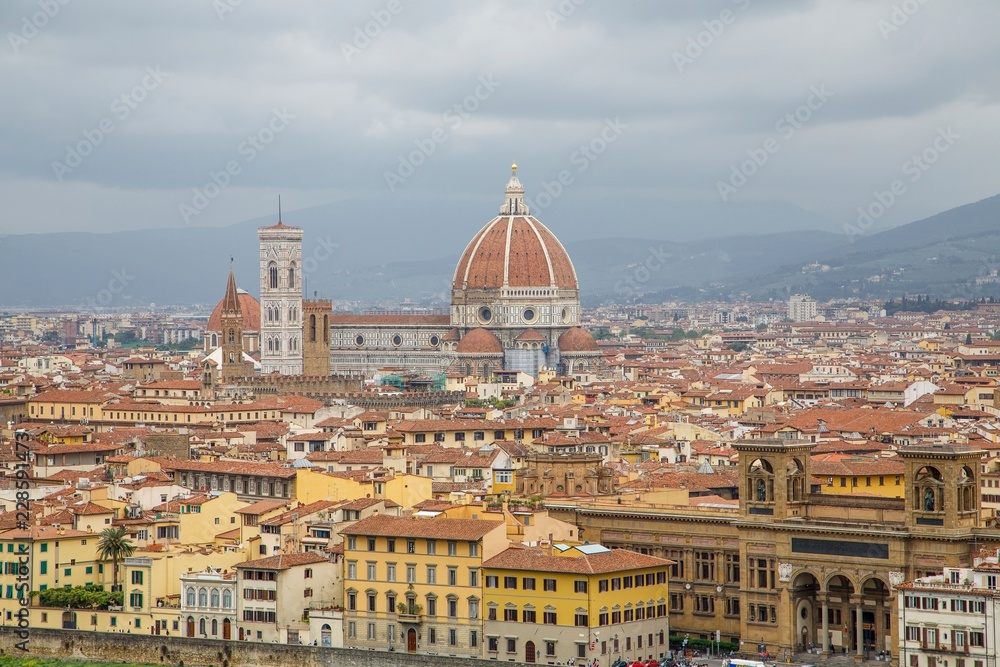 View of Florence from Hilltop Above