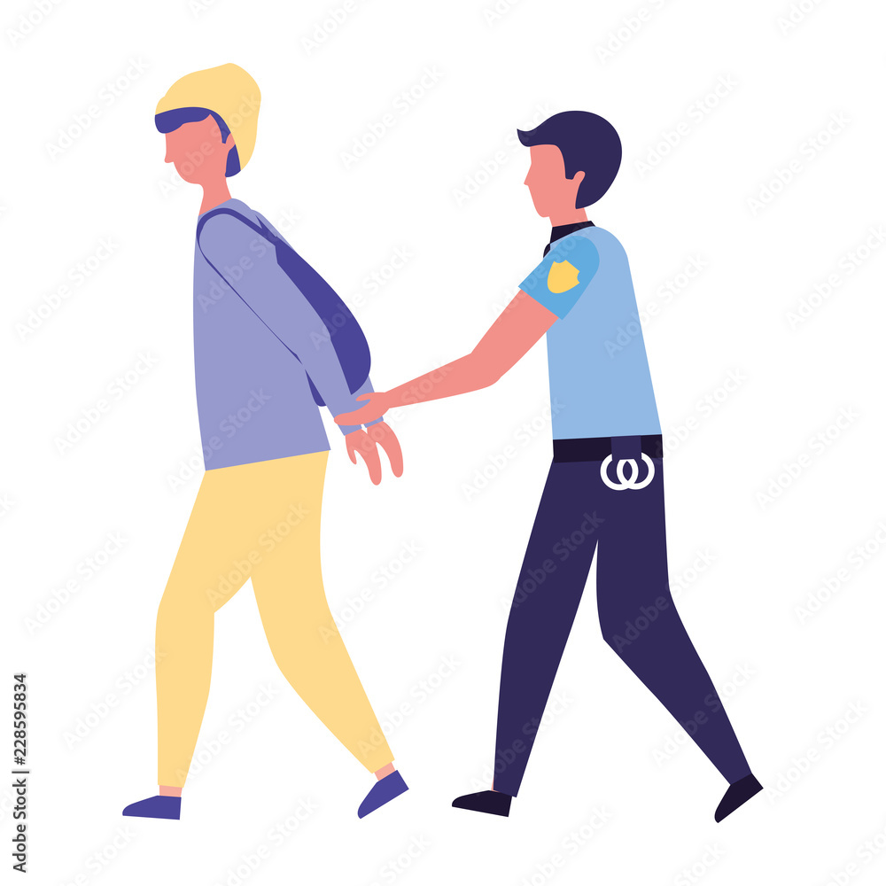 police man justice jail police man justice jail